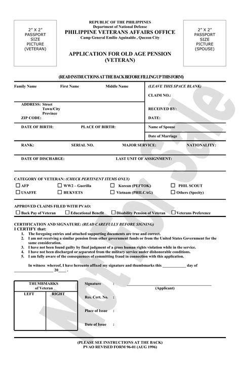 pvao update form|Department of National Defense PHILIPPINE VETERANS .